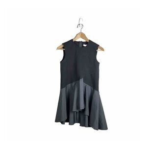 Adeam Top Asymmetric Hem Sleeveless Blouse Cut Out